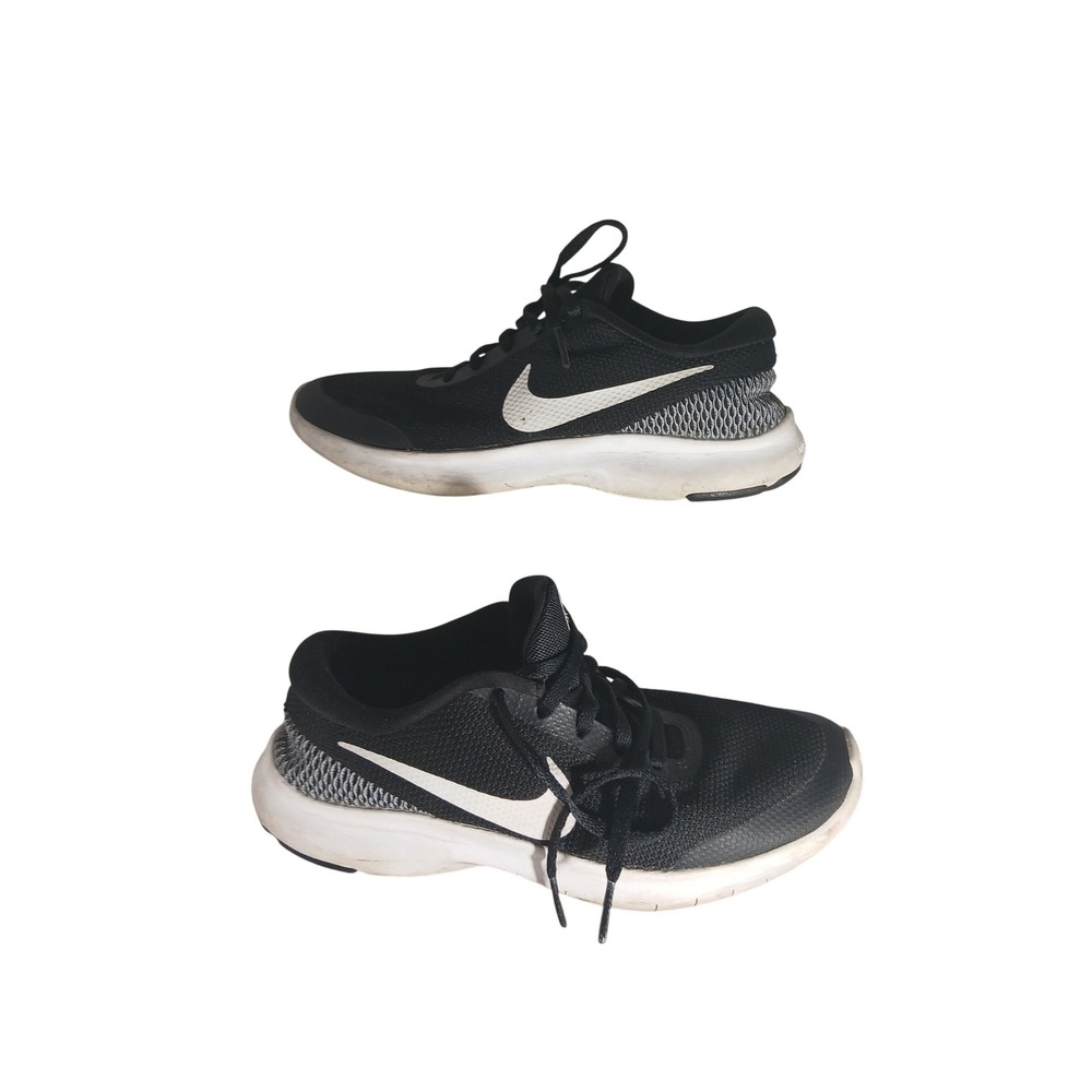 Nike Flex Experience RN 8 Black White Running Shoes Women's Size 6‎